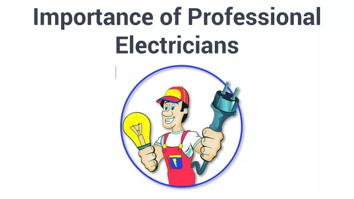 importance of professional electricians