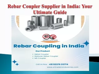 Rebar Coupler Supplier in India Your Ultimate Guide