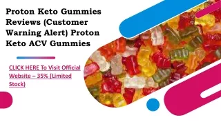 Proton ACV Gummies