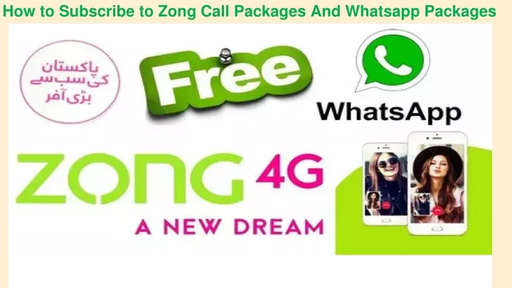 how to subscribe to zong call packages