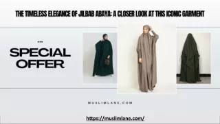 Jilbab Abaya_ Timeless Elegance Unveiled