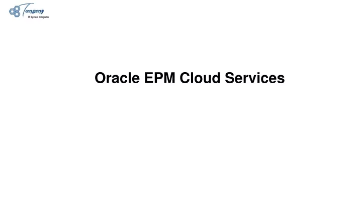 oracle epm cloud services