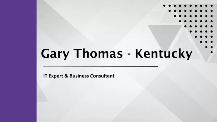 gary thomas kentucky