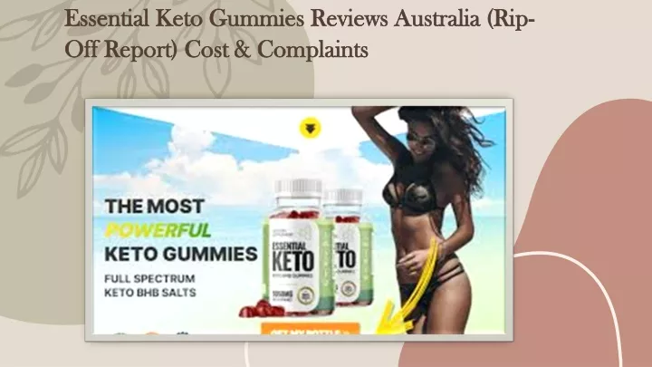 essential keto gummies reviews australia