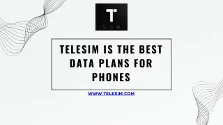 Telesim is the Best Data Plans For Phones