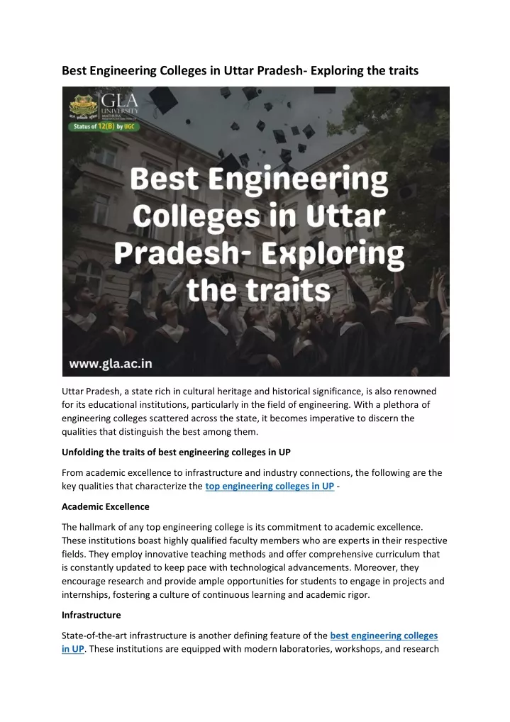 best engineering colleges in uttar pradesh