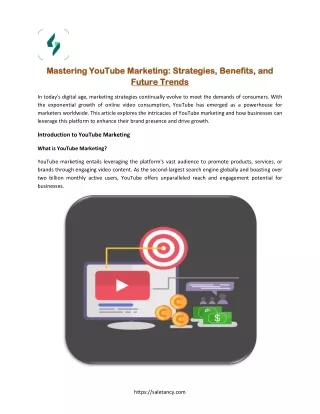 A Comprehensive Guide to YouTube Marketing and Advertising