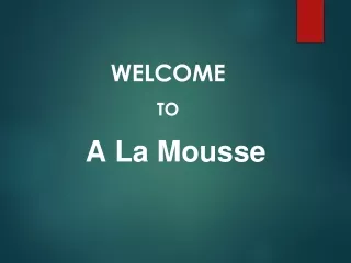 welcome to