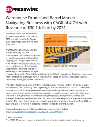 EINPresswire-691908416-warehouse-drums-and-barrel-market-navigating-business-with-cagr-of-4-7-with-revenue-of-30-1-billi