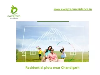 Residential plots near Chandigarh