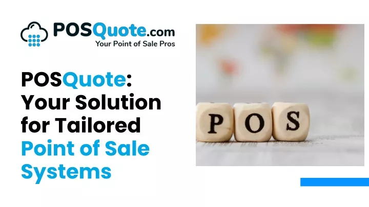 pos quote your solution for tailored point