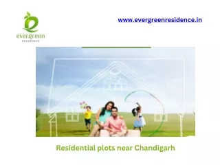 Residential plots near Chandigarh