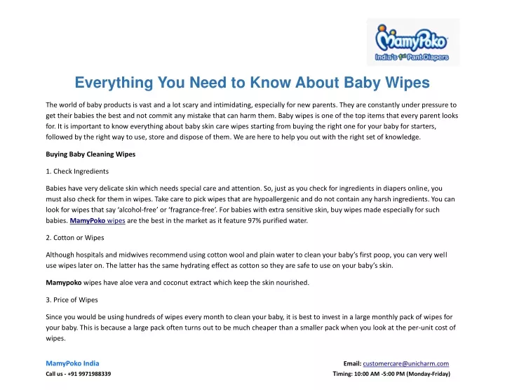 everything you need to know about baby wipes