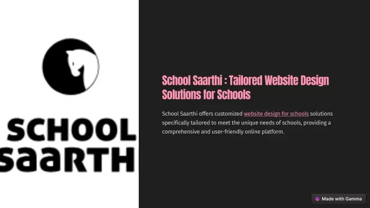 school saarthi tailored website design solutions