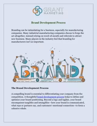Brand Development Process