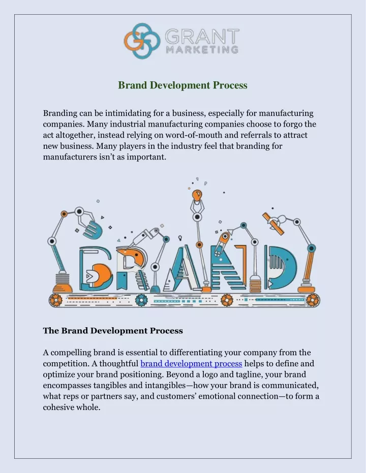 brand development process