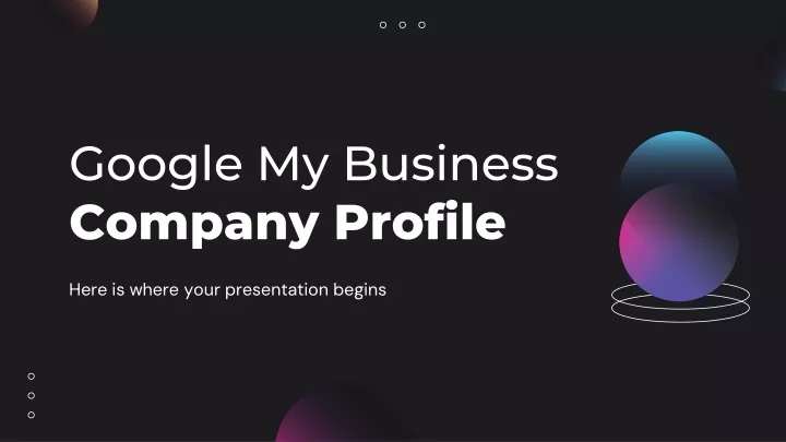 google my business company profile