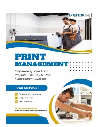 The Significance of Print Management Services to Optimizing Processes for Busine