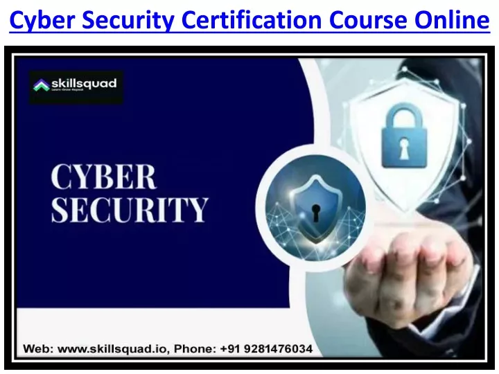 cyber security certification course online