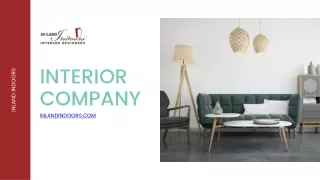 Interior Company Business Presentation