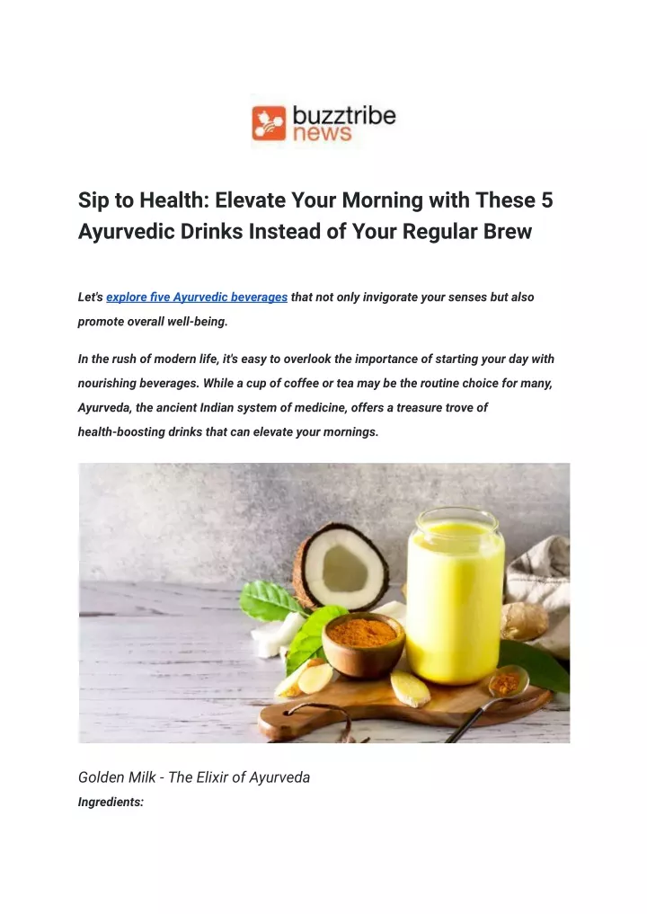 sip to health elevate your morning with these