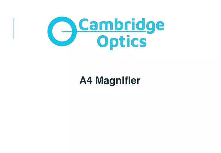 a4 magnifier