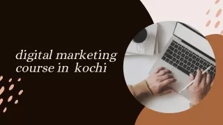 digital marketing course in  kochi