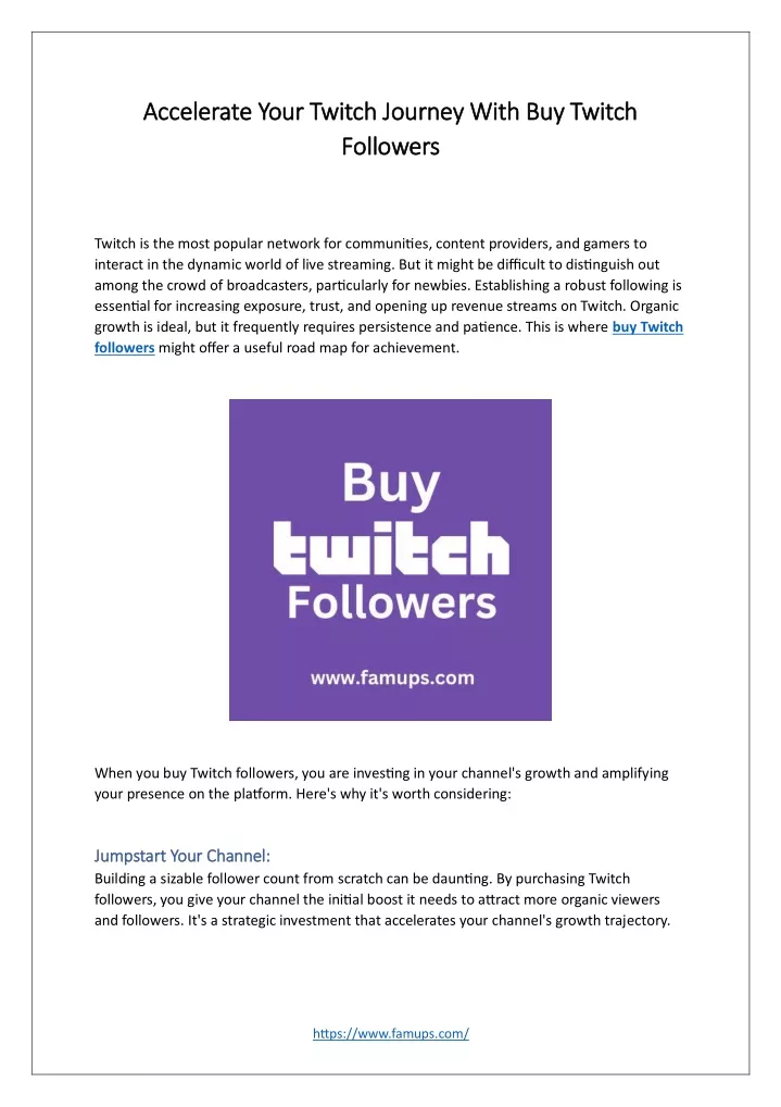 accelerate your twitch journey with buy twitch