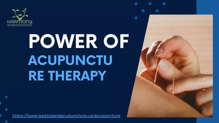 power of acupunctu re therapy