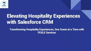 Implement Salesforce to Simplify Hotel Operations for the Hospitality Sector