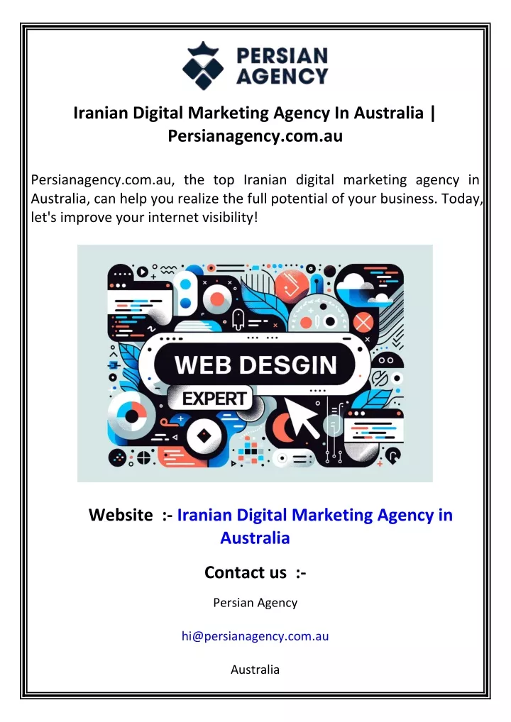 iranian digital marketing agency in australia