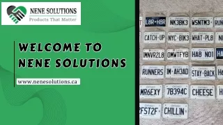 Plates Canadian Provinces - Nene Solutions