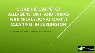1With Carpet Cleaning Burlington, you may have a Shiny, Spotless Carpet