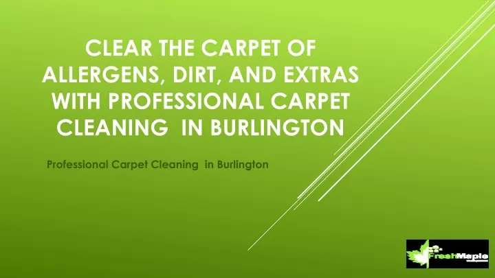 clear the carpet of allergens dirt and extras with professional carpet cleaning in burlington