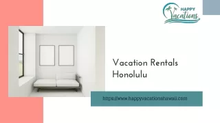 Vacation Rentals Honolulu - www.happyvacationshawaii.com