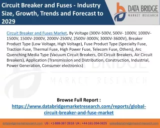 circuit breaker and fuses industry size growth