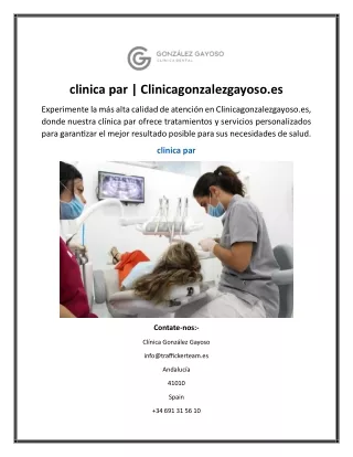 clinica par Clinicagonzalezgayoso.es