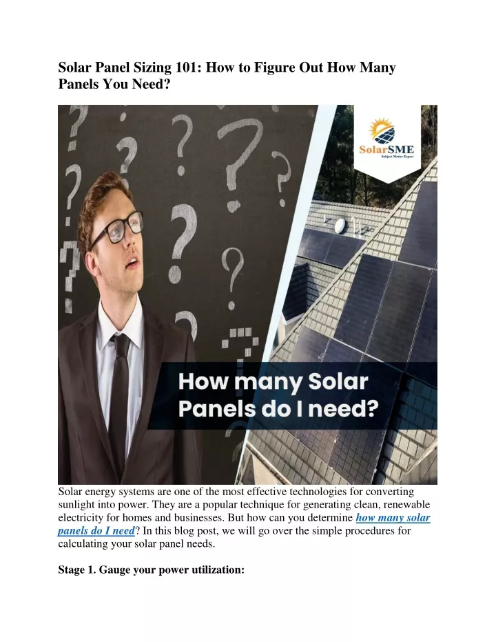 solar panel sizing 101 how to figure out how many