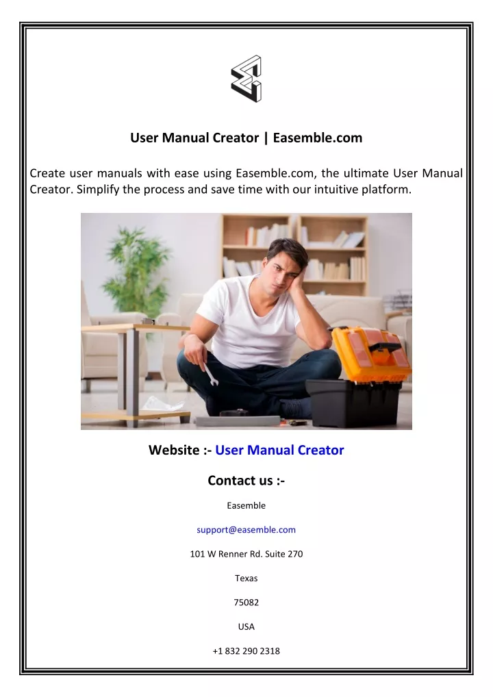 user manual creator easemble com