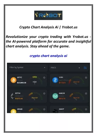crypto chart analysis ai yrobot us