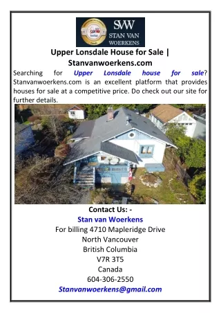 Upper Lonsdale House for Sale Stanvanwoerkens.com