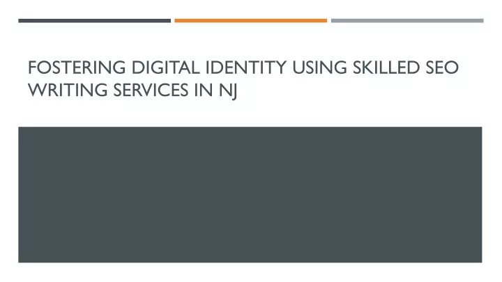 fostering digital identity using skilled