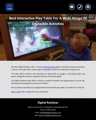 Best Interactive Play Table For A Wide Range Of Enjoyable Activities
