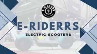 Best Electric Scooters Online - E-Riderrs