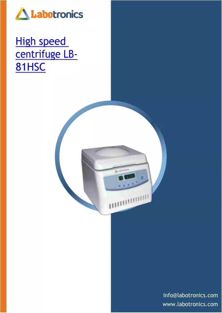 high speed centrifuge lb 81hsc