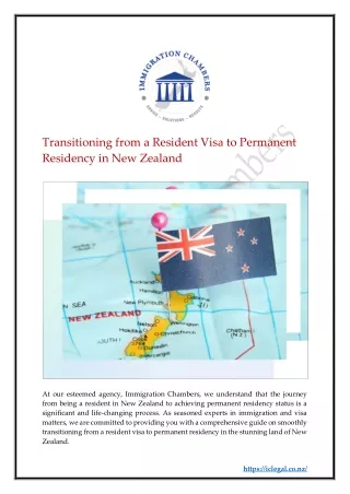 Transitioning from a Resident Visa to Permanent Residency in New Zealand