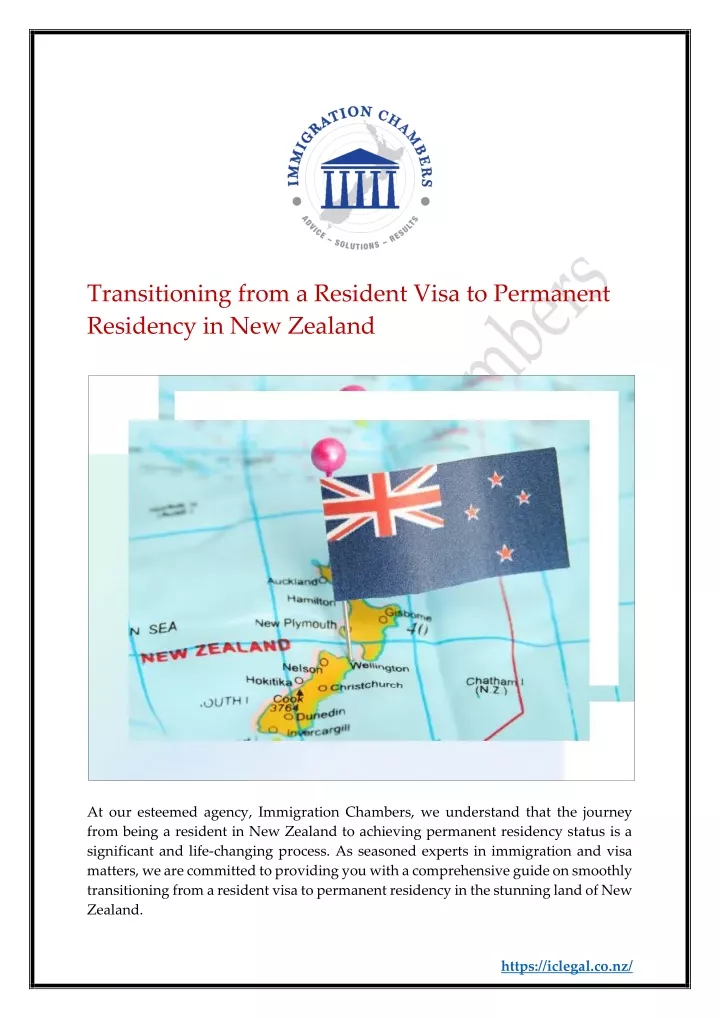 transitioning from a resident visa to permanent