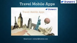 Travel Mobile apps