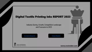 Digital Textile Printing Inks Market PPT