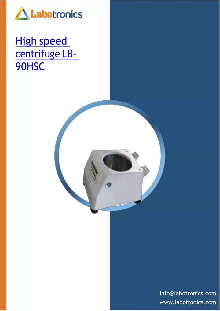 high speed centrifuge lb 90hsc